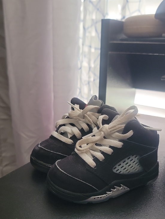 Jordan Other - Jordan Kids Black and White High-Top Sneakers